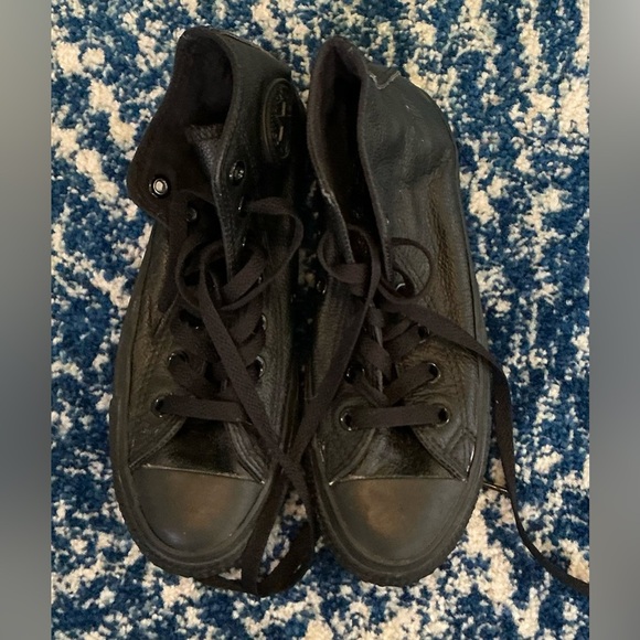 Converse Chuck Taylor Black All Star High Sneakers - Picture 1 of 7